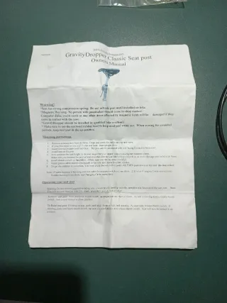 Tija telescópica GravityDropper 27.2