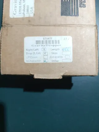 Tija telescópica GravityDropper 27.2