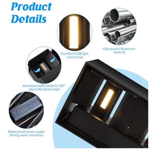 Lampada da Parete Cwycfw 24W