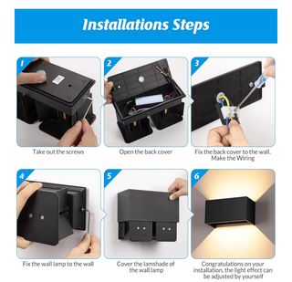 Lampada da Parete Cwycfw 24W