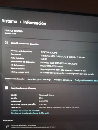 PC Dell Optiplex 3010