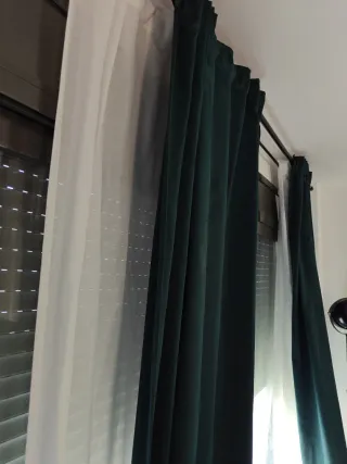 Juego de 6 Cortinas (3 cortinas dobles)