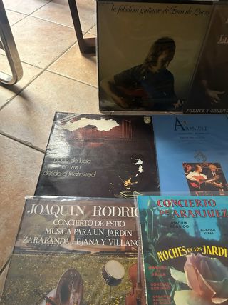 Lote Vinilos Paco de Lucía y Joaquín Rodrigo