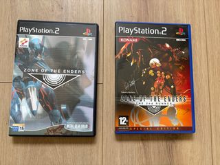 🇪🇸 Lote Zone of the Enders 1 y 2 PS2 PAL ESP