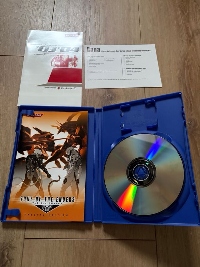 🇪🇸 Lote Zone of the Enders 1 y 2 PS2 PAL ESP
