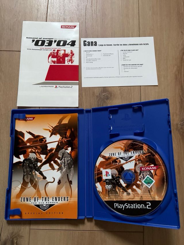 🇪🇸 Lote Zone of the Enders 1 y 2 PS2 PAL ESP