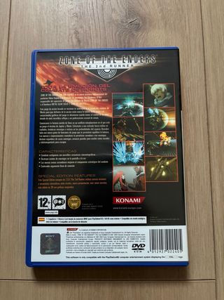 🇪🇸 Lote Zone of the Enders 1 y 2 PS2 PAL ESP