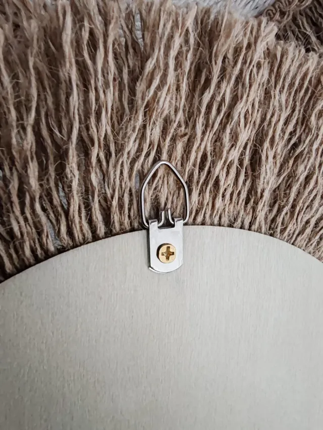 Adornos de pared circulares de yute