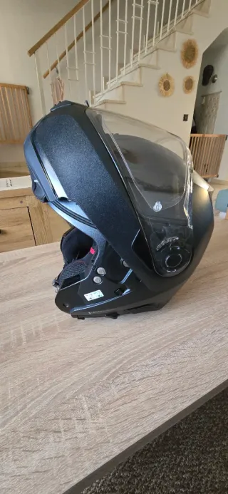 Casco modular gris
