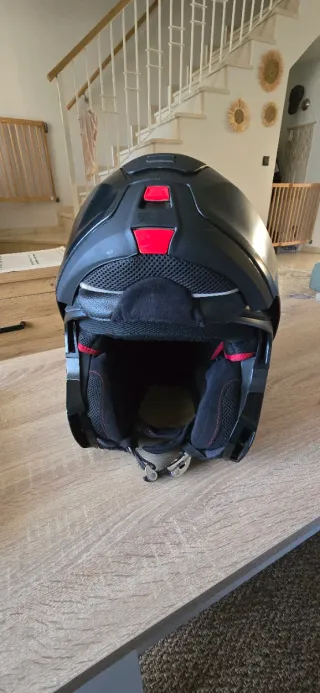 Casco modular gris