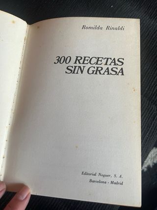 300 recetas sin grasa