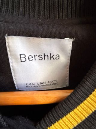 Cazadora vaquera negra Bershka T M