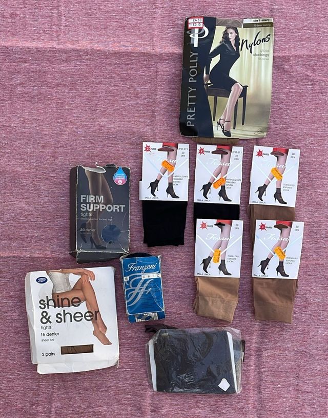 Medias Pretty Polly Talla Única Beige