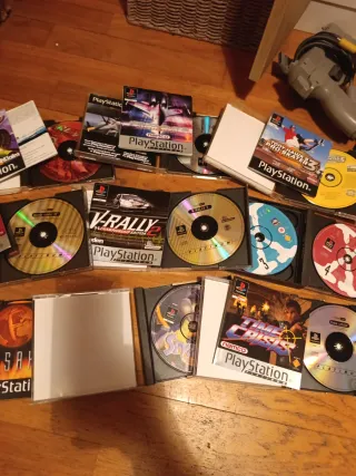 Consola PlayStation 1 PS1 Gris + Accesorios