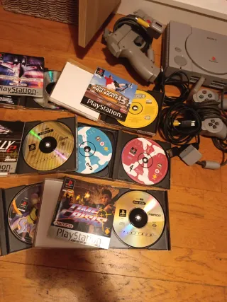 Consola PlayStation 1 PS1 Gris + Accesorios