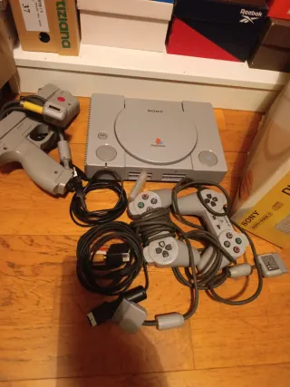 Consola PlayStation 1 PS1 Gris + Accesorios