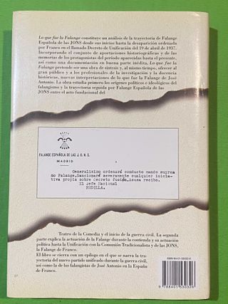 Lo que fue la Falange (Joan Maria Thomàs)
