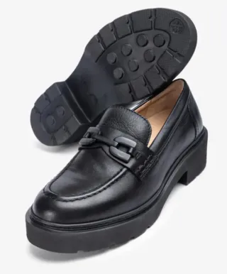 Mocasines Unisa Negros Mujer