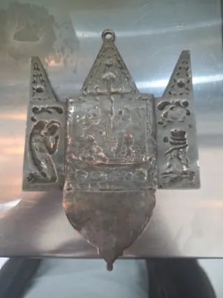 Benditera de plata antigua