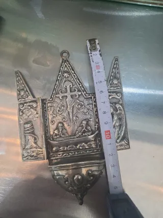 Benditera de plata antigua