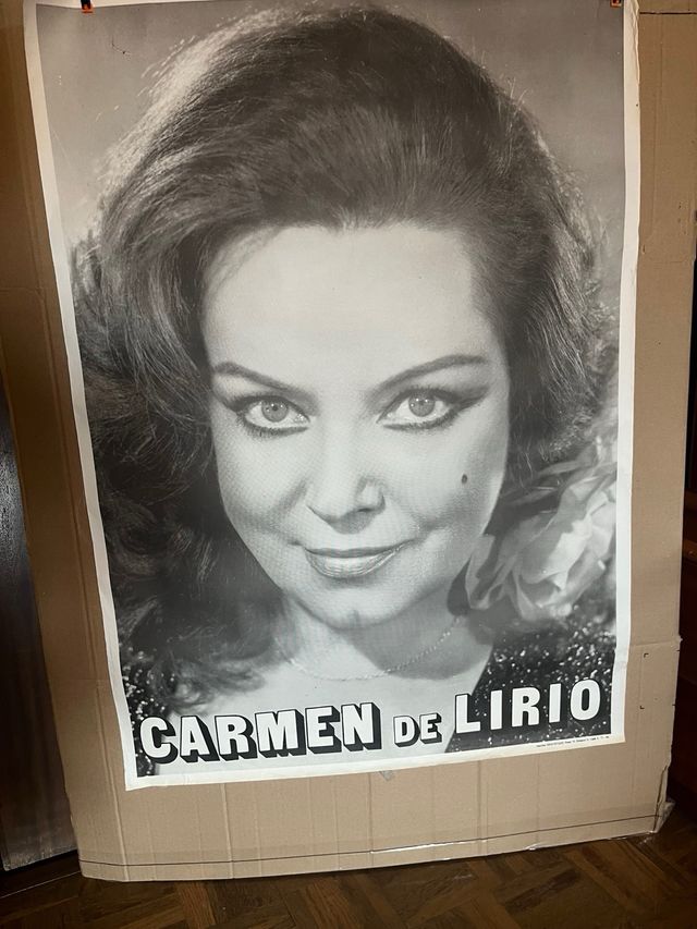 Cartel Carmen de Lirio