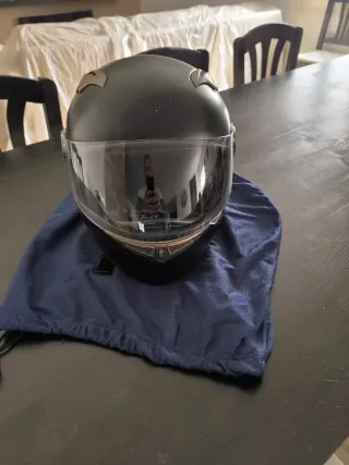 Casco Moto Marca Shiro Talla L Negro