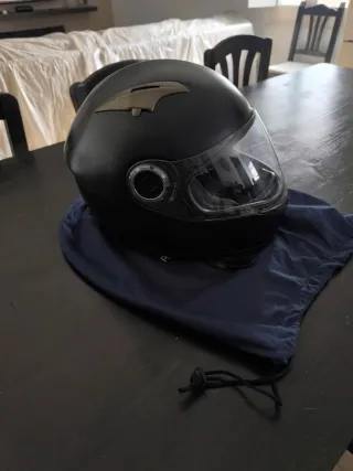 Casco Moto Marca Shiro Talla L Negro