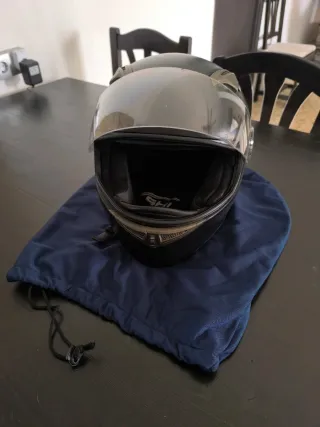 Casco Moto Marca Shiro Talla L Negro