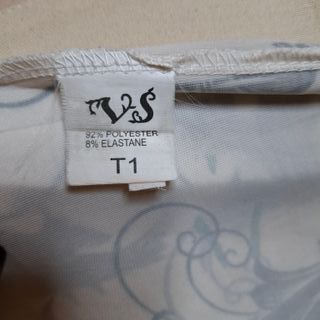 Vestido asimétrico estampado