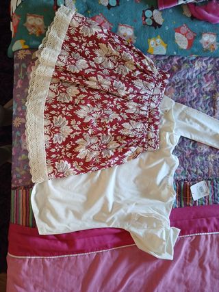 Falda y camiseta "Lahormiga" T8