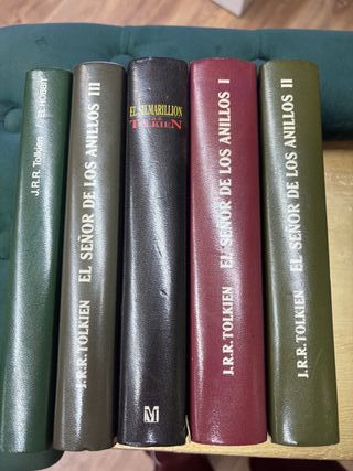 Lote libros, el señor de los anillos