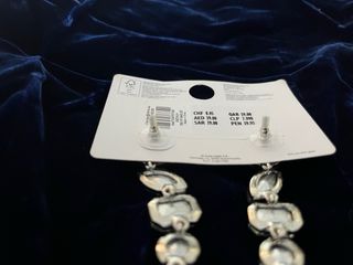 Pendientes largos Sfera brillantes