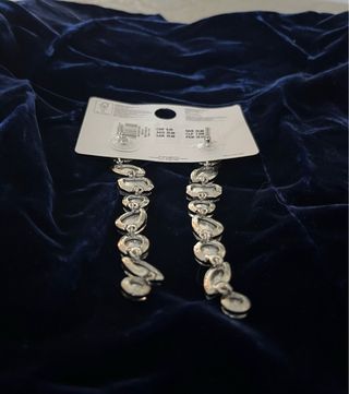 Pendientes largos Sfera brillantes