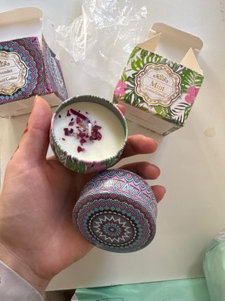 Velas aromáticas Lavender y Mint