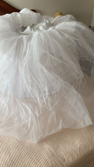 Cancán blanco de tul