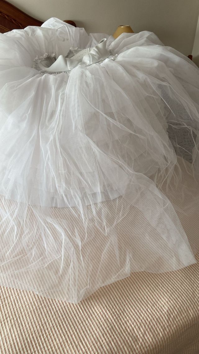 Cancán blanco de tul