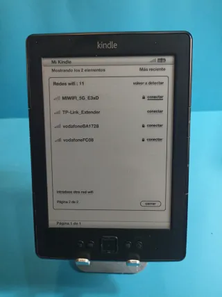 Libro electrónico Kindle Negro