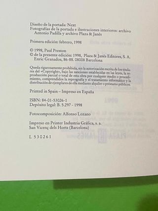 Las tres Españas del 36 (Paul Preston)