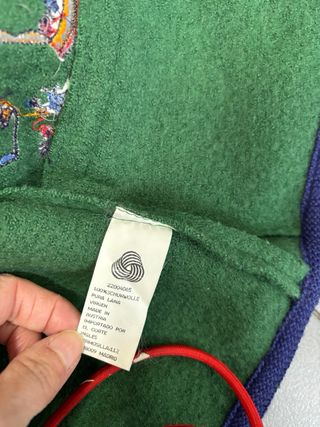 Chaqueta lana austriaca bordada niño/niña