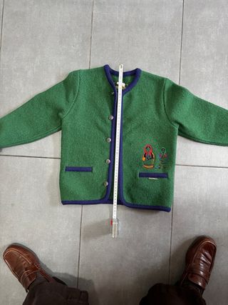 Chaqueta lana austriaca bordada niño/niña