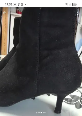 Botines negros de tacón