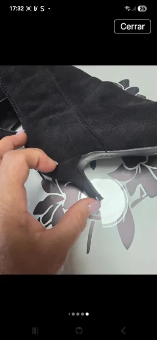 Botines negros de tacón