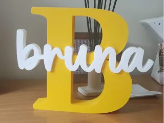 Lettere personalizzate con nome in stampa 3d