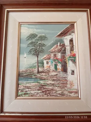 Lote 2 cuadros vintage