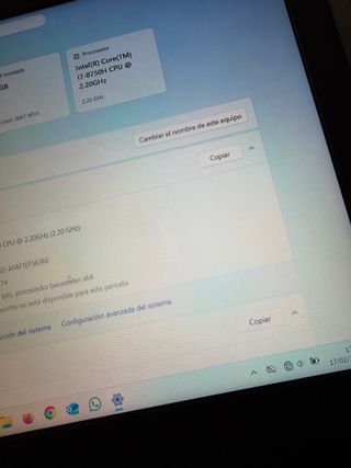 Portátil Asus Gaming FX504G Negro y Rojo