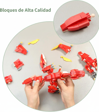 Bloques Dinosaurio 3 en 1 Qman W42106