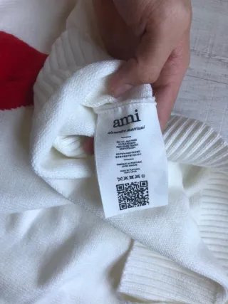 Jersey Ami Paris Corazón Rojo Talla M