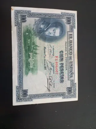 Billetes 100 Pesetas Banco de España 1925