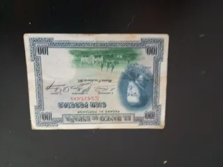 Billetes 100 Pesetas Banco de España 1925