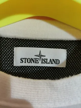 Maglioncino Stone Island Bianco Tg XL